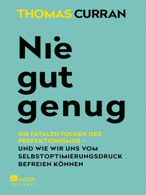 cover image of Nie gut genug